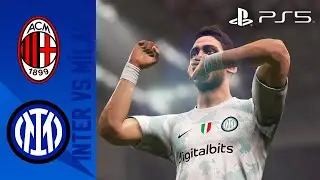 (PS5)PES 2019-Inter vs Milan |Gameplay-PS5| OPTION FILE 22-23