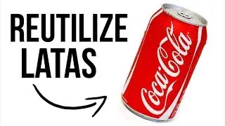 Não jogue no LIXO Lata de Refrigerante
