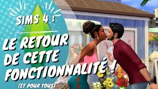 Une fonctionnalité de retour, et pour tous ! (C'est pas trop tôt) SIMS 4