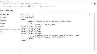 HTML BASICS FOR BEGINNERS | TAGS | HEADING | ATTRIBUTES