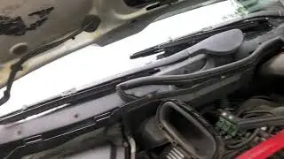 Чистка водоотводов BMW E39