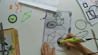 3d qelem (velosiped).  3д ручка (велосипед). 3d pen(bike)
