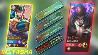 NAPA-IYAK AT NAPA-SURRENDER SI YU ZHONG | No need Tank | Philippines No.1 Zilong: Inuyasha. MLBB