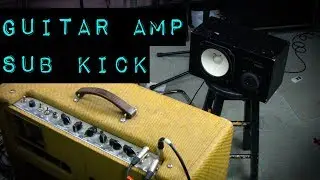Guitar Amp Sub Kick - Recording a Guitar Amp with an NS10 Monitor