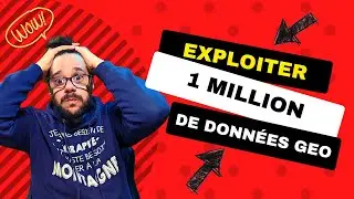 Exploiter un GROS volume de données GEOGRAPHIQUE avec PostGIS & MARTIN (Plus d'un million de lignes)