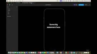 Change prototype preview/ present color on figma