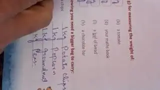 Conversion of units of weight. Class 3rd