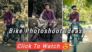 Photoshoot Pose Idea Bike Dope Pose For Instagram 2023 - Smart Editor Khalid