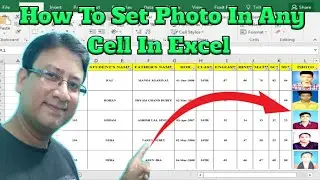 🔥How To Set Photo In Any Cell In Excel | 🤔How to Insert Picture in Excel Cell | 🤗Automatically set
