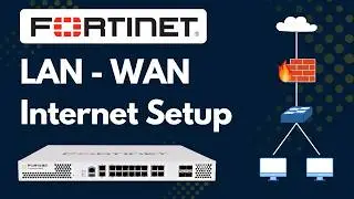 FortiGate Basic Internet Configuration | LAN to WAN Policy + NAT Explained