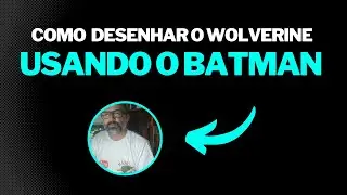 Como desenhar o Wolverine usando 2 mascara do Batman #art #arte #desenho #drawing #pencil #draw #pen