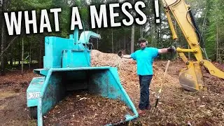 Homeowner Tried To Clear His Own Lot, Left Us A Mess!