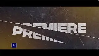 تأثير تقطيع الكلام الرهيب في أدوبي بريمير برو || Sliced Text Effect Premiere Pro