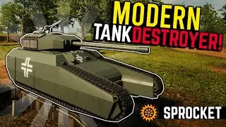 NEW: MODERN German ANTI-TANK Ruins! - Sprocket Tank Gameplay