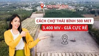 3,4 SÀO - CÁCH CHỢ THÁI BÌNH 500 MET - GIÁ RẺ BẤT NGỜ