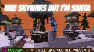 Being SANTA In Hive Skywars!