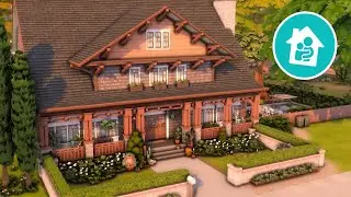 🏡 Big Craftsman Family Home || The Sims 4: Growing Together Speedbuild || No CC