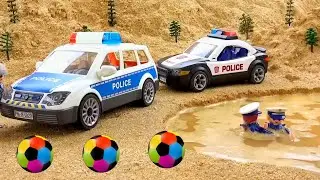 Cars Rescued from the Cave with a Huge Collection of Toys