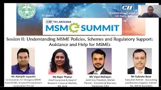 MSME Summit with The Confederation of Indian Industry (CII),