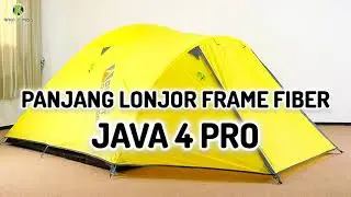 LONJOR FRAME FIBER JAVA 4 PRO TENDAKI GREAT OUTDOOR RANGKA TENDA DOME KAPASITAS 4 ORANG