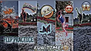 flip practice video//flip 2 gather//আমাদের ফ্লিপ প্রেকটিস 😁