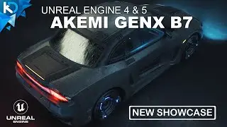 Akemi GenX B7 - Cyberpunk Vehicle - Unreal Engine 4 