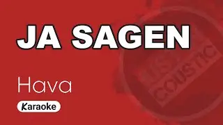 HAVA - Ja Sagen (Karaoke with Lyrics)