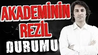 TÜRKİYE'DE AKADEMİNİN REZİL DURUMU!