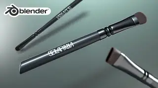 Blender - Cosmetic Makeup Brush Modeling Tutorial
