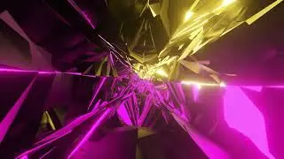 Flowy Hypnotic VJ LOOP NEON Pink GoldenAbstract Background Video 4k Cool Luxury Visuals Ambiance