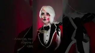 Hazbin hotel cosplay Charlie and Alastor 