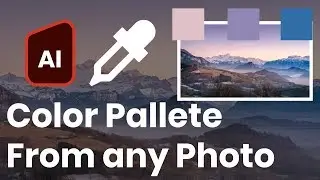 How to create a color pallete from any photo right in Adobe Illustrator in 5 simple steps