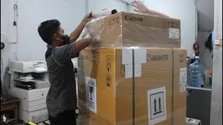 Proses Pengiriman Mesin Fotocopy Canon iR 2625i DADF ke Surabaya, Jawa Timur