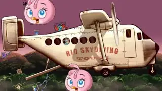 Release Birds From Big Plane Angry Birds Rio #angrybirds #gameplay #moreviews #Youngandrunnnerup