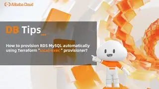 DB Tips: How to provision RDS MySQL automatically using Terraform 