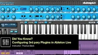 Ableton Live Tips w/ Thavius Beck Pt 15 - Configuring 3rd Party Plugins - 'Did You Know?'
