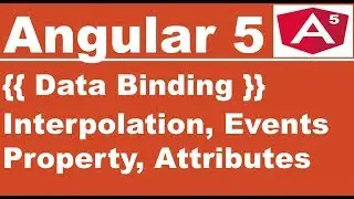 Angular 5 - Beginners guide to Data Binding