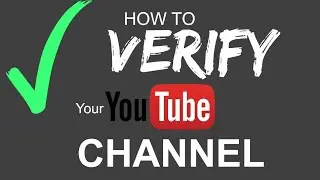 How to verify your own youtube channel || youtube channel verification || Verify youtube channel