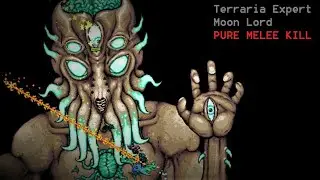 Terraria - Expert Moon Lord Pure Melee Kill