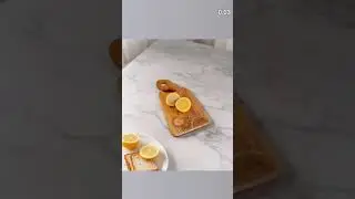 Разделочная доска из дуба с добавлением спилов черной акации и персика #woodworking #handmade