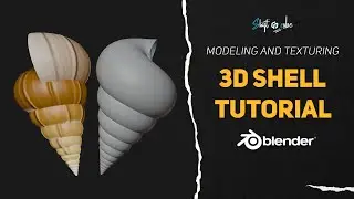 Creating a 3D Shell: Simple Method Tutorial | Blender Modeling | Shift 4 Cube