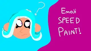 Splatoon OC Speedpaint - Confused Elanica Emoji