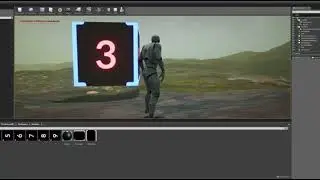 Unreal Numbers Flashing Material