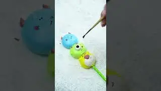 Делаем маршмеллоу мордашки на палочке