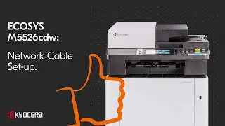 ECOSYS M5526cdw - Network Cable Set-Up