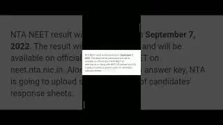 NEET UG 2022:Result coming soon.....