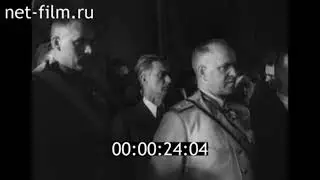 Рокоссовский и Жуков в Бельведере. Украшение Virtuti Militari.