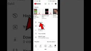 YouTube history delete kaise kare  How to remove all watch or search history from YouTube #shorts