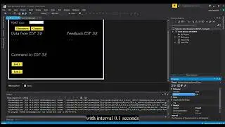 Send receive data ESP32 VisualBasic.net (visual studio) serial communication