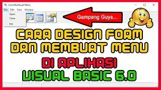 Cara Design Form Menu Visual Basic 6
